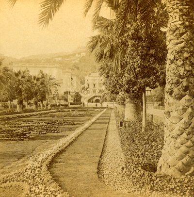 Monte Carlo, vue depuis le Casino, 1897 - B. W. Kilburn