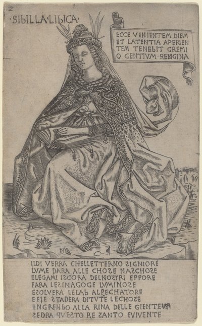 Sibylle libyenne, vers 1470-1480 - Baccio Baldini