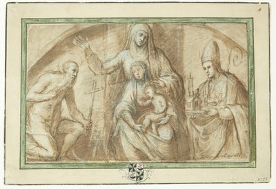 Anne entourée de Saint Jérôme et d