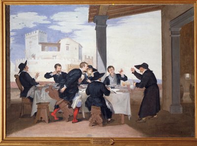 Arlotto Mainardi (ou Pievano Arlotto), prêtre connu pour ses plaisanteries - Baldassare  Franceschini