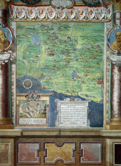 La terre de Tuscia romaine donnée par la comtesse Mathilde à l