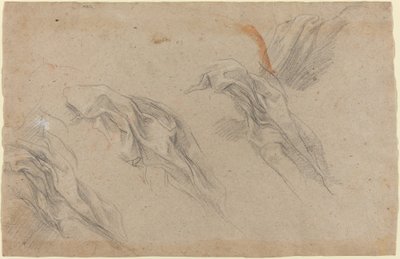 Études de draperie [recto] - Baldassare Franceschini