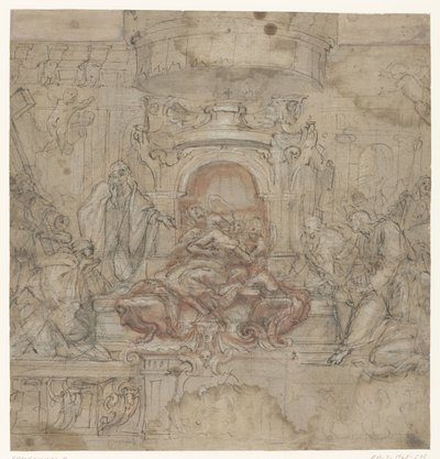 Projet pour un autel scénique de Pâques - Baldassare Franceschini