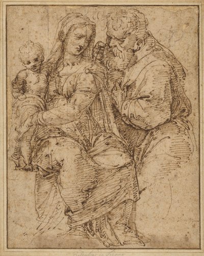 La Sainte Famille - Baldassare Peruzzi