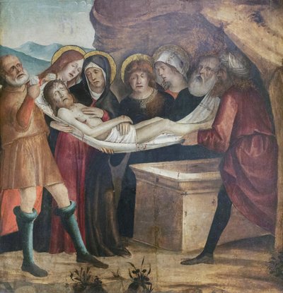 Déposition du Christ dans le tombeau - Baldassare di Matteo Carrari