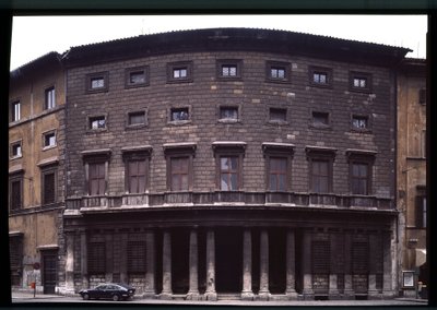 Vue du palais renaissance Massimo alle Colonne - Baldassarre Peruzzi