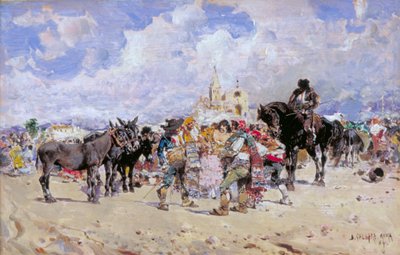 La Place du Marché, Grenade - Baldomer Galofre Gimenez