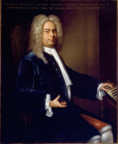 George Frederick Handel (Georg Friedrich Handel) - Balthasar (after) Denner