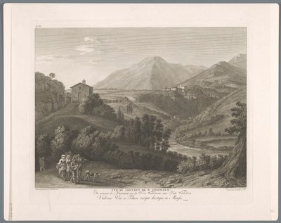 Vue de San Cosimato - Balthasar Anton Dunker