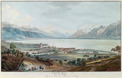 Vue de Vevey - Balthasar Anton Dunker