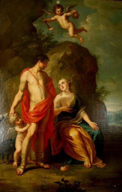 Vénus et Adonis - Balthasar Beschey