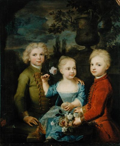 Les enfants du conseiller Barthold Heinrich Brockes (1680-1747) - Balthasar Denner