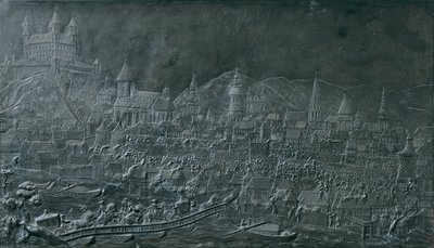 La chevauchée de Marie-Thérèse sur la colline du couronnement à Pressburg le 25 juin 1741 - Balthasar Ferdinand Moll