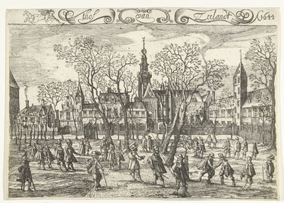 La Cour de Zélande à Middelbourg, 1644 - Balthasar Florisz. van Berckenrode