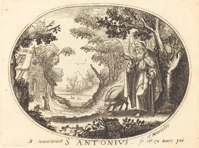 Saint Antoine - Balthasar Moncornet