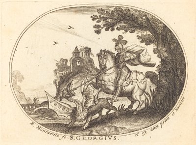 Saint Georges et le Dragon - Balthasar Moncornet