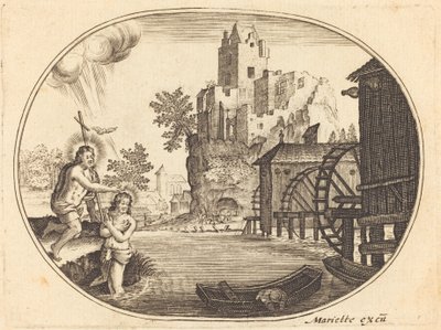 Le Baptême du Christ - Balthasar Moncornet