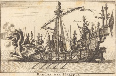 Barcha del Hercole - Balthasar Moncornet after Remigio Cantagallina