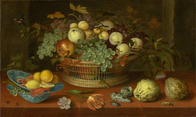 Nature morte avec panier de fruits, 1622 - Balthasar van der Ast
