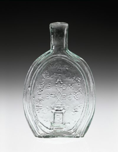 Flacon figuré, vers 1847 - Baltimore Glass Works