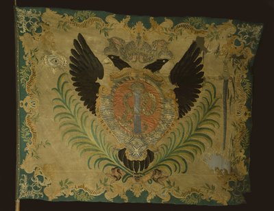 Drapeau du régiment Leib-Garde Preobrazhensky, 1742 - Banners and Standards Flags
