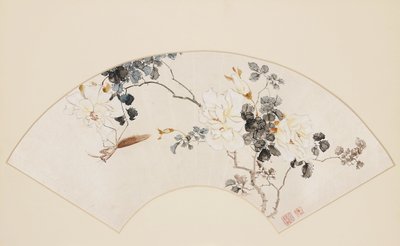 Rose et mante religieuse, 19e siècle 1801-1900 - Baoru Liu
