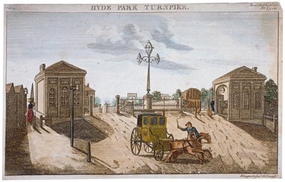 Vue du péage de Hyde Park Corner, Westminster, Londres - Barak Longmate Jr