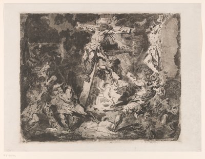 Christus aan het kruis - Barbara Elisabeth van Houten (signed by artist)