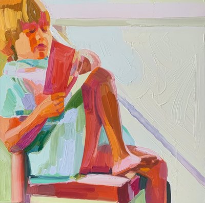 Sans titre 7, 2021 (huile sur toile) - Barbara Hoogeweegen