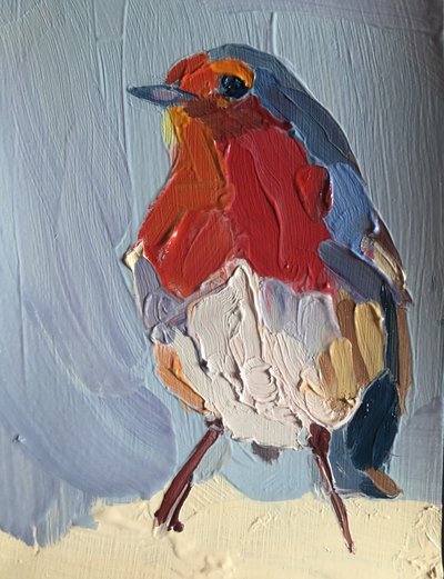 Rouge-gorge - Barbara Hoogeweegen