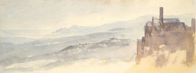 Paysage : Maisons sur une falaise - Barbara Leigh Smith Bodichon