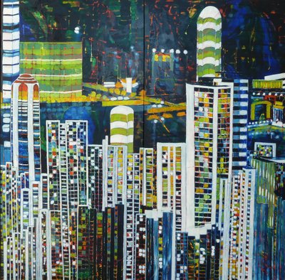 Une nuit animée en ville - Barbara Piatti