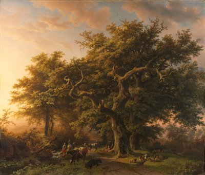 Scène forestière - Barend Cornelis Koekkoek