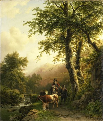 Paysage italien - Barend Cornelis Koekkoek