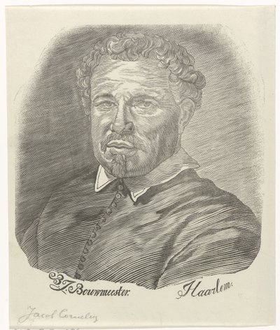 Portrait de Jacob Cornelisz. - Barend Johannes Bouwmeester