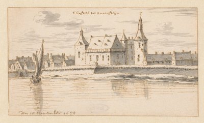 Vue du château de Ravenstein, Brabant-Septentrional - Barend Klotz (attributed to)