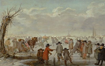 Jeux sur la glace - Barent Avercamp