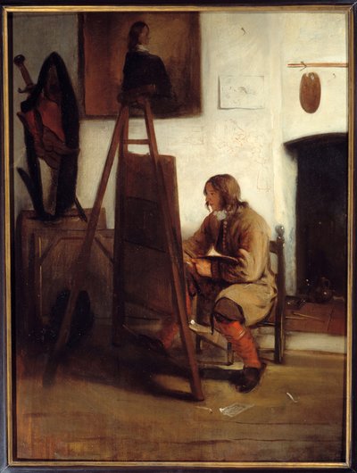 Un jeune peintre dans son atelier - Barent Fabritius