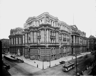 Hôtel de ville et bâtiment du comté, Chicago, Illinois, USA - Barnes and Crosby