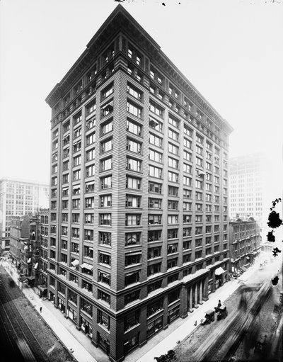 Marquette Building, Chicago, Illinois, USA, vers 1900 - Barnes and Crosby