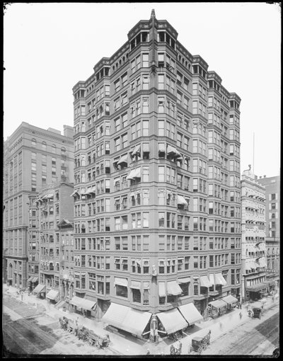 Bâtiment Tacoma, Chicago, Illinois, États-Unis, c.1905 - Barnes and Crosby
