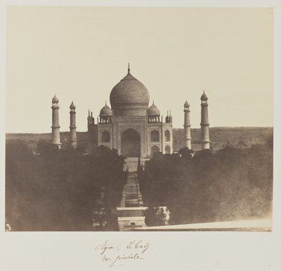 Agra, Le Tadj, vue générale - Baron Alexis de La Grange