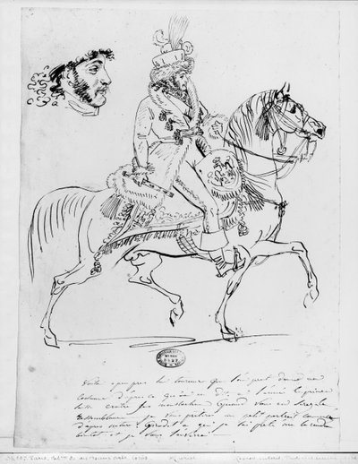 Portrait équestre du prince Joachim Murat - Baron Antoine Jean Gros
