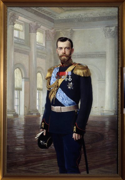 Portrait du tsar de Russie Nicolas II en 1900 - Baron Ernest Friedrich von Liphart