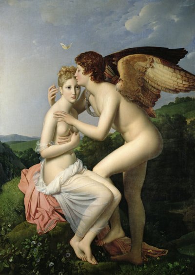 Psyché recevant le premier baiser de Cupidon, 1798 - Baron François Pascal Simon Gérard