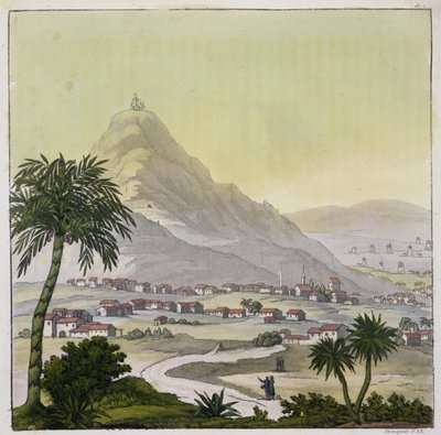 Vue de la ville de Lima, Pérou, de 