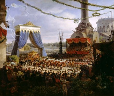 Entrée de Charles X à Paris, après son sacre, 6 juin 1825 - Baron Lejeune Louis François