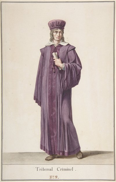 Un juge du tribunal criminel, vers 1798-99 - Baron Pierre Narcisse Guerin