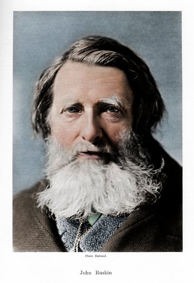 John Ruskin, critique, poète et artiste anglais - Barraud