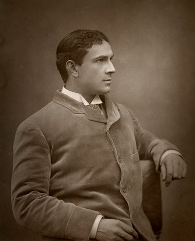 Maurice Barrymore, acteur britannique, 1886 - Barraud
